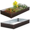 Heavy-Duty Metal Planter Ideal For Large Outdoor Gardens