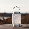 Allsop Home Garden 32408 Nautical Cylinder Glass Solar Lamp
