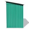 Garden Shed Green Metal 74.8"x 48.8"x 71.3"