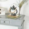 Rustic Black Metal Lantern 8" Wide x 9" High Single Unit