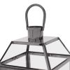 Doheny Stainless Steel 18" Lantern, Black