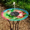 Birdbath To Solar Fountain Kit - Place Into Bird Bath Bowl To Turn Into Fountain