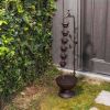 Bronze 6-Tier Cascading Fountain - Indoor/Outdoor Hanging Design