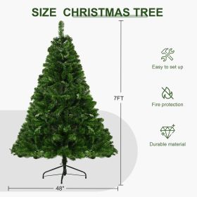 High-end Nordic Minimalist Christmas Tree Without Lights - Holiday Decorations, High-quality Festive Props (Option: 7ft)