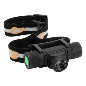 Rechargeable Aluminum Alloy Waterproof Flashlight Portable Fishing Headlight (Color: )