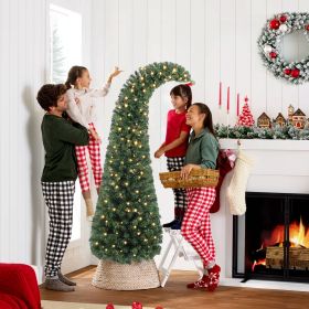 Prelit Christmas Tree (Option: Green-864x171x191 mm)