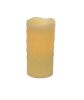 LED Wax Dripping Pillar Candle (Set of 4) 3"Dx6"H Wax/Plastic
