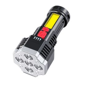 ABS Flashlight Outdoor Led Home Portable (Color: )