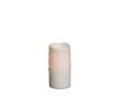 LED Wax Dripping Pillar Candle (Set of 4) 3"Dx6"H Wax/Plastic