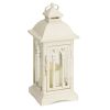 Lantern W/3"x3" LED Candle (Set of 2) 12.25"H Iron/Glass/Plastic