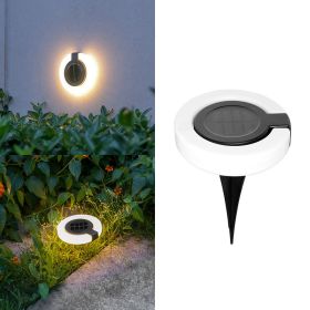 Modern Solar LED Floor Lamp – Waterproof Outdoor Accent Lighting (Option: B)