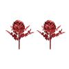 Artichoke Set Of 2 Polyester 18.5"H Stem
