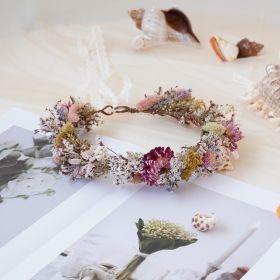 Gypsophila Dried Flower Bridal Crown (Option: Child)