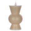 Simplux LED Candle With 4 & 8 Hour Timer (Set of 2) 3.5" x 5.5"H Wax/Plastic