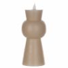 Simplux LED Candle With 4 & 8 Hour Timer (Set of 2) 3.5" x 7.5" High Wax/Plastic