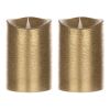 Simplux LED Candle Set With Timer (Pair) 3.5" x 5.5" Made Of Wax & Plastic
