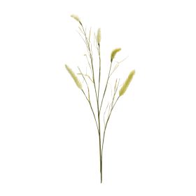 Set Of 6 Foxtail Spray Plastic Stem (Color: Green)