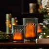 Candle Holder (Set Of 2) 5"H, 7"H Glass