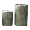 Candle Holder (Set Of 2) 5"H, 7"H Glass