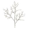 Set Of 6 Sequin Acrylic Twig Spray Stem