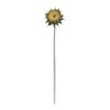 Set Of 6 Polyester-Plastic Sunflower Stem