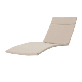 Set Of 2 Salem Outdoor Lounge Chair Cushions (Cushions Only) (Option: Beige2)