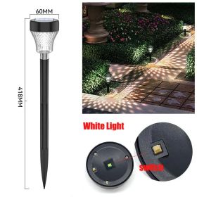 Solar Outdoor Waterproof LED Garden Lights For Illuminating Pathways & Patio (Lighting Shade Color: Upgrade 1 White)