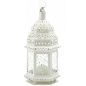 Promenade Ornate Yet Elegant Contemporary Candle Lantern (Color: Color A, size: 12.5 In)