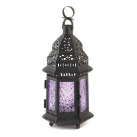 Promenade Ornate Yet Elegant Contemporary Candle Lantern (Color: Color B, size: 11 In)