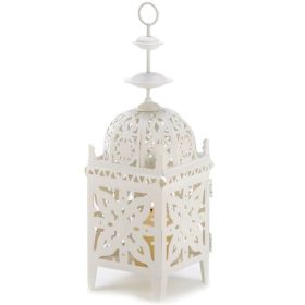 Promenade Ornate Yet Elegant Contemporary Candle Lantern (Color: Color A, size: 11.5 In)
