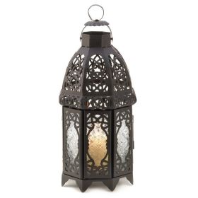 Promenade Ornate Yet Elegant Contemporary Candle Lantern (Color: Color B, size: 12 In)