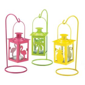 Backyard Garden Lawn Gallery Of Light Metal Mini Hanging Candle Lanterns (Color: Mult- Colors, Type: Candle Lanterns)