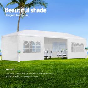 10'x10'20'30' Party Canopy Tent Outdoor Gazebo Heavy Duty Pavilion Event w/ Removable Walls (size: 10'x30' with 8 Walls)