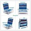 Sunnyfeel Beach Chair, Foldable Camping Chair Beach Chair