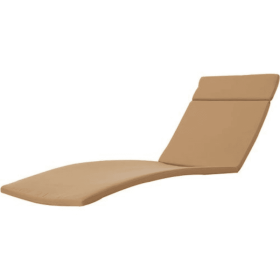 Set Of 2 Salem Outdoor Lounge Chair Cushions (Cushions Only) (Option: Caramel)