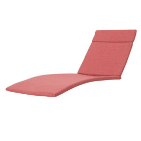 Set Of 2 Salem Outdoor Lounge Chair Cushions (Cushions Only) (Option: Red)