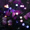 2Pcs Solar Firefly Lights Pathway Lamps IP65 Waterproof For Patio & Landscape