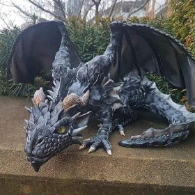 Outdoor Guardian Dragon Garden Statue (Ships From: China)