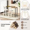30" Swivel Bar Stool Set (2) With Footrests