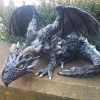 Outdoor Guardian Dragon Garden Statue