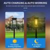 Set Of 4 Solar-Powered Pathway Lights For Outdoor Gardens