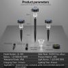 Solar Outdoor Waterproof LED Garden Lights For Illuminating Pathways & Patio