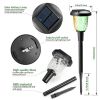 Solar Outdoor Waterproof LED Garden Lights For Illuminating Pathways & Patio