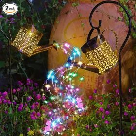 2-Pack Solar Watering Can Lights: Outdoor Garden Decor For Pathways & Patios (Option: 2pcs)