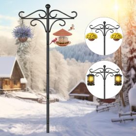 76" Heavy Duty - Adjustable 5-Finger Pole For Bird Feeders & Garden Plants (Option: 1Pack76 Inch Bird Feeder)