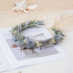 Handmade Dried Flower Crown/Corsage - Natural Starry Headpiece (Option: Child)